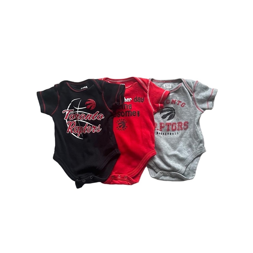 NBA Raptors bodysuit bundle 0-3 months